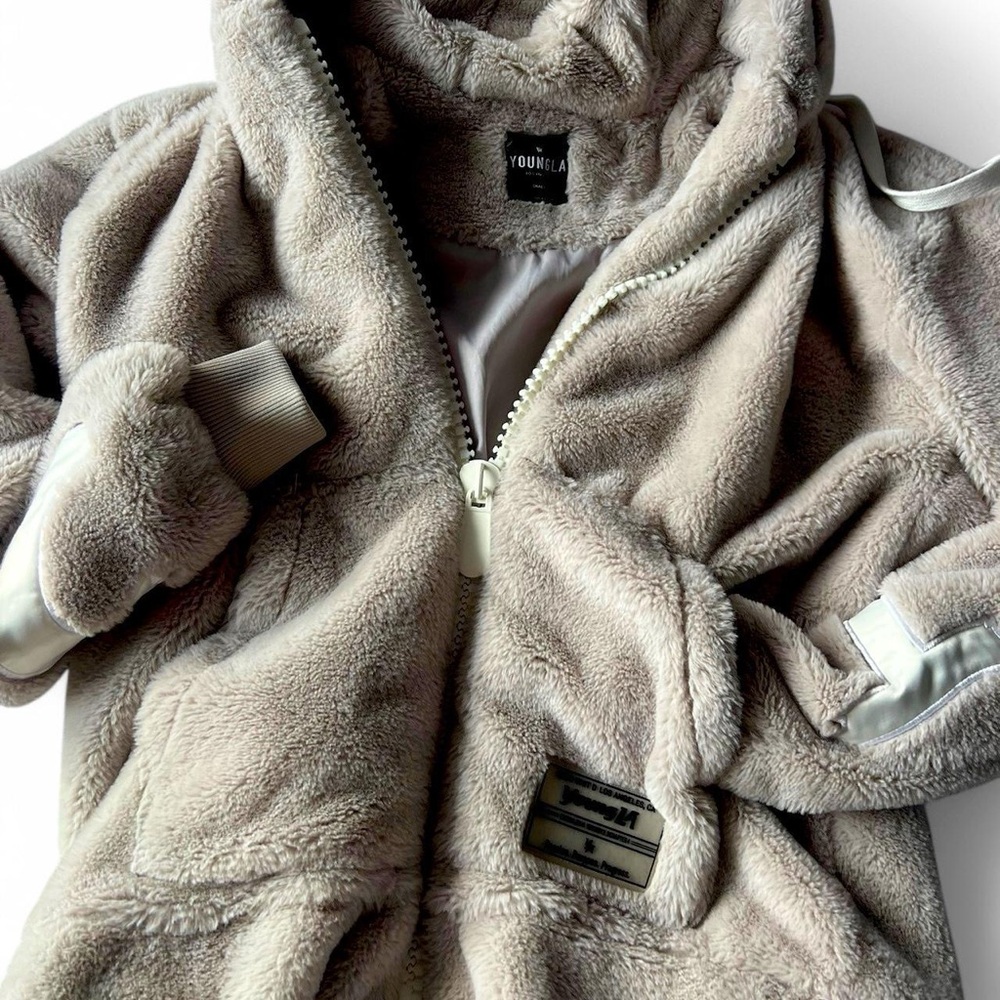 YoungLA Faux Fur Iconic Zip Up